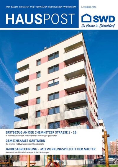 Hauspost der SWD Düsseldorf 1. Ausgabe 2026