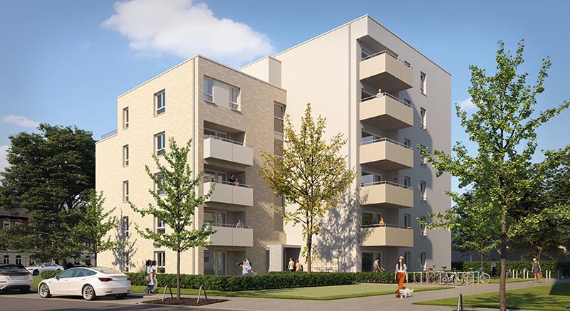 So wird das Bauprojekt nach der Fertigstellung aussehen